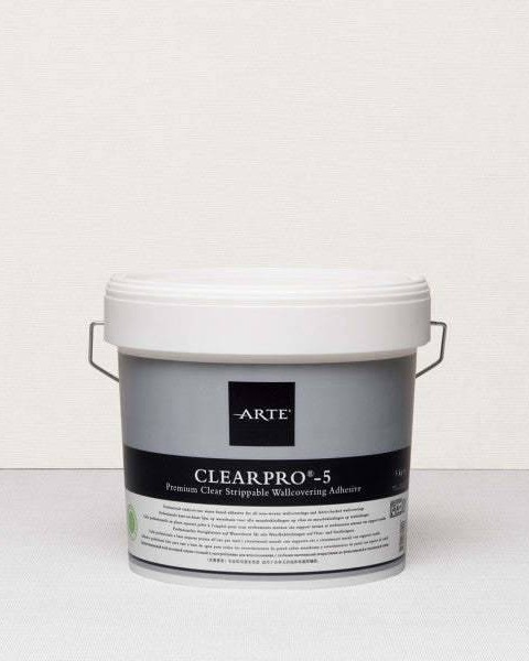 Wallcovering Adhesive Clearpro by ARTE | Heavy Duty Wallpaper Glue